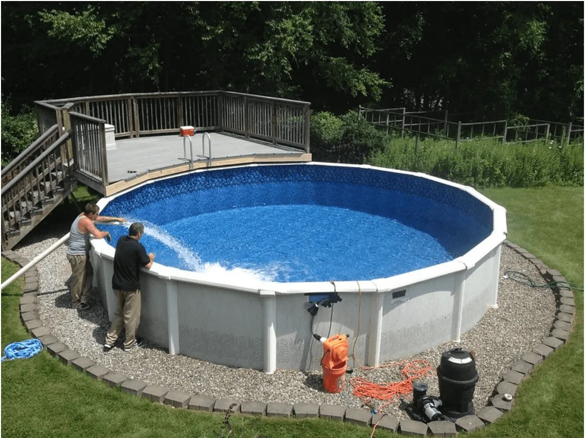 Above ground pools