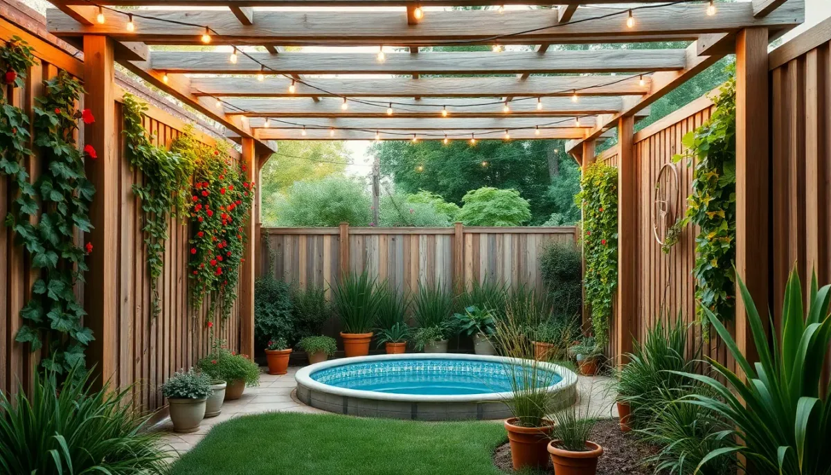 Are above ground pools good for small backyards?