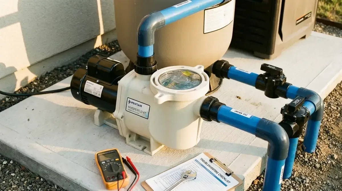 Checking for air leaks pool pump