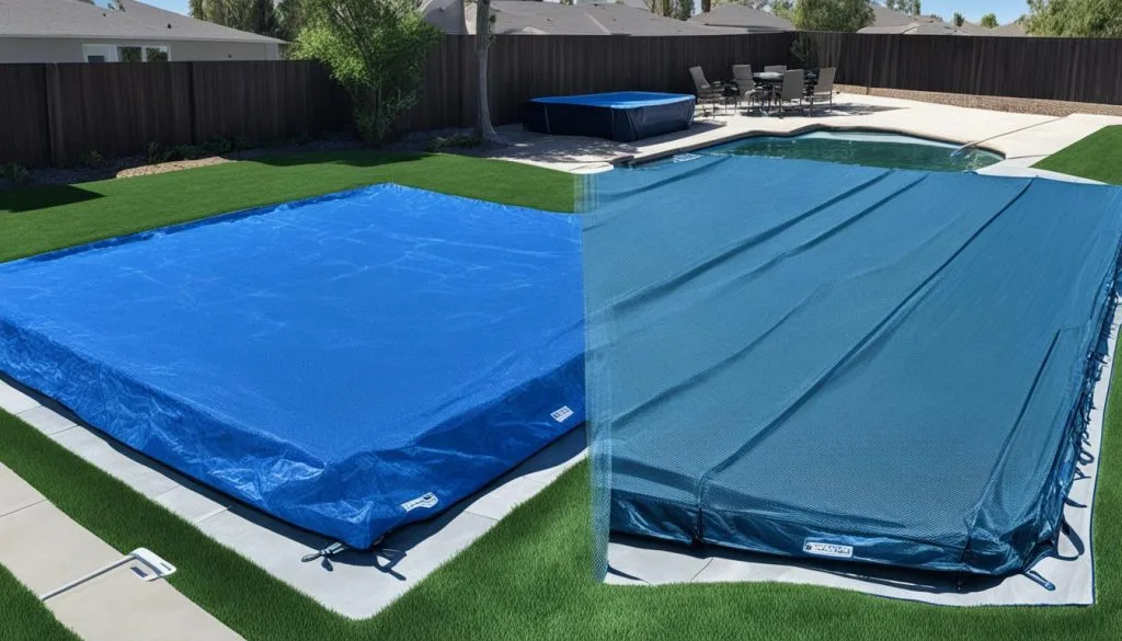 Choosing Your Winter Cover: Solid vs. Mesh
