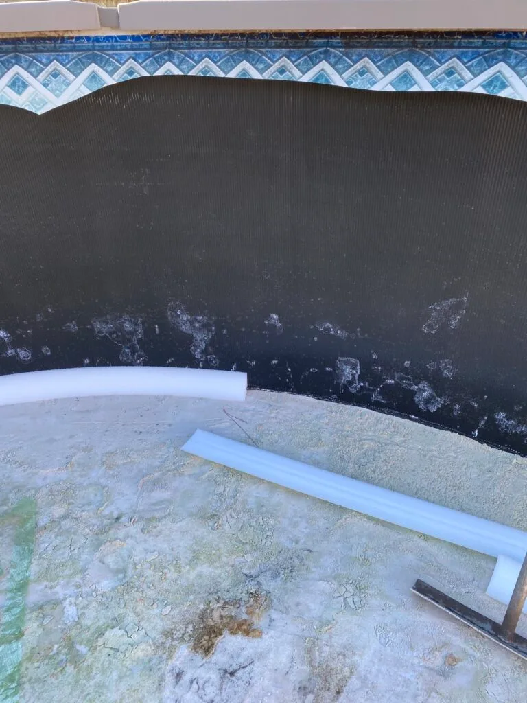 Foamy Above Ground Pool Water