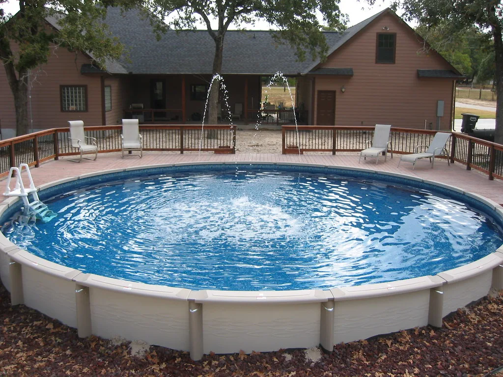 How big can an above ground pool be?