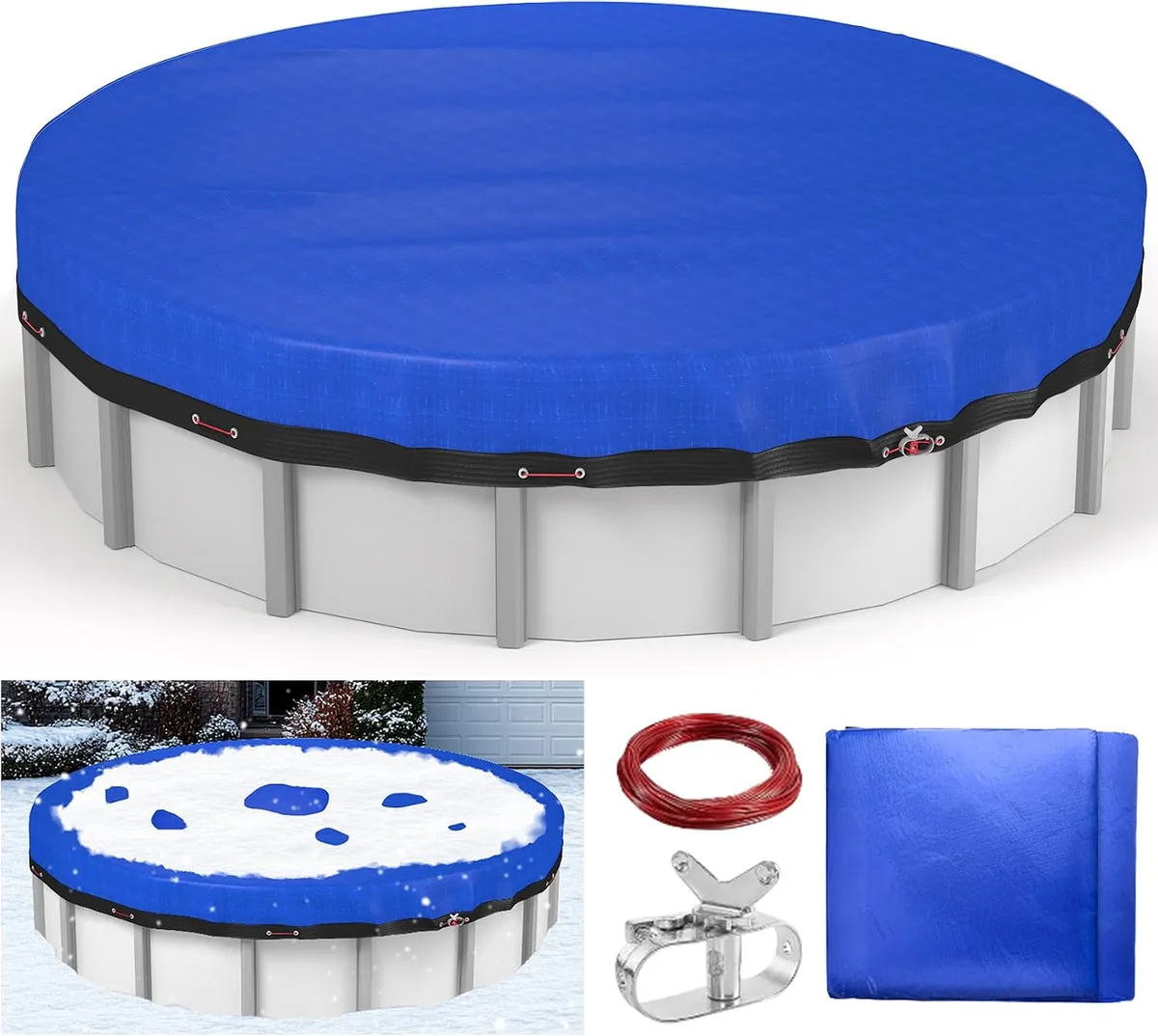 How do I cover an above ground pool for winter?
