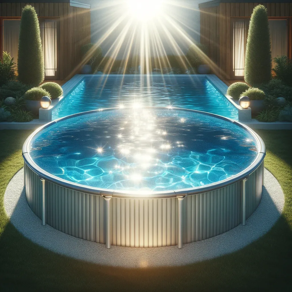 How do you remove algae from an above ground pool?