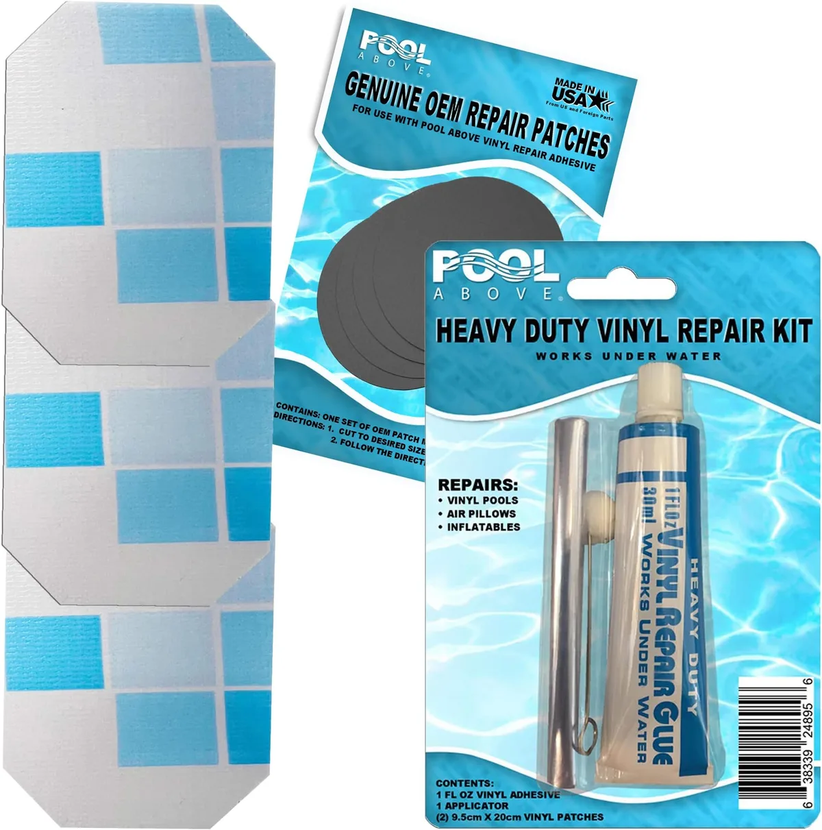 Pool liner patch kit