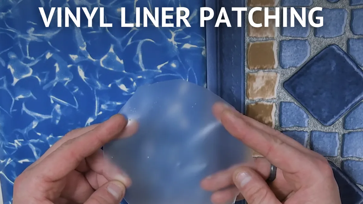 Vinyl pool liner leak
